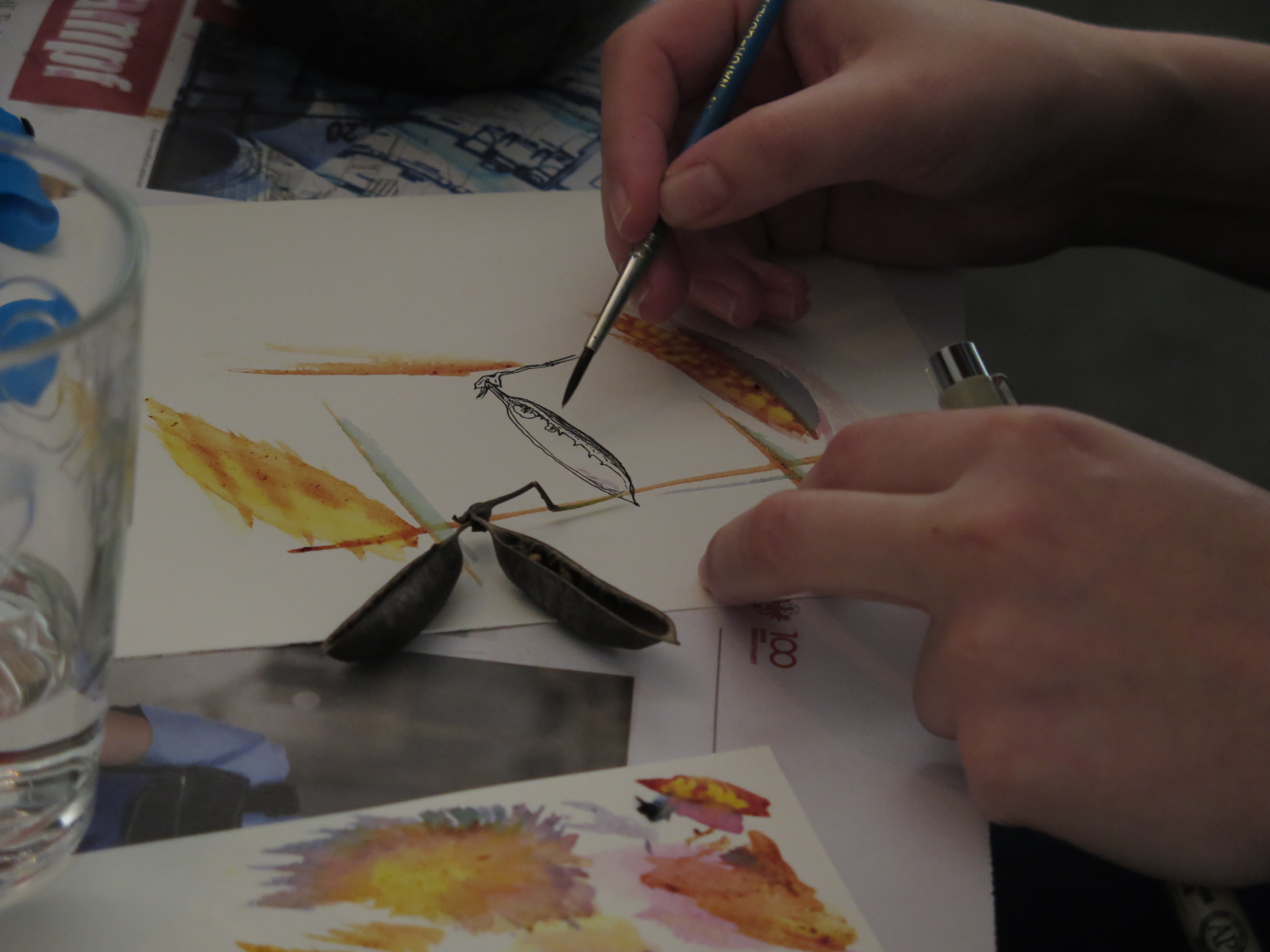 Eindruck aus dem Workshop im Café Spiral 4